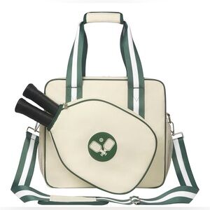 NEW Pickleball Tote Sling Bag Large Capacity Adjustable Shoulder Strap Hook
